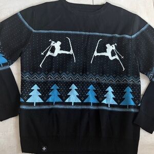 Men’s Ski the East skier fair isle ski sweater EUC XL